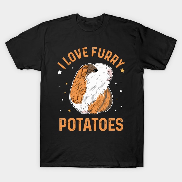 I love furry potatoes Quote for a  Fluff Lover T-Shirt by ErdnussbutterToast